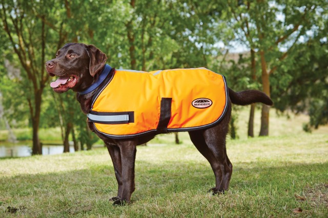 Weatherbeeta Comfitec Reflective Parka 300d Dog Coat (Orange)
