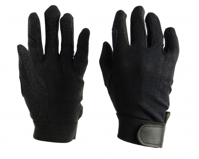Dublin Adult's Track Riding Gloves (Black)
