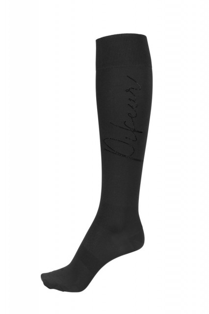 Pikeur Rhinestone Long Socks (Black)