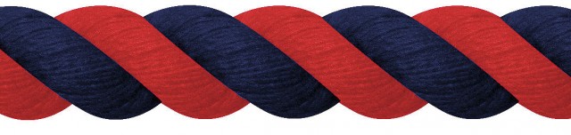 JHL Super Cotton Lead Rope (Navy/Red)